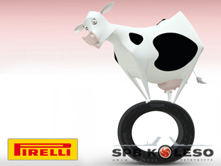 Корова Дэйзи — двигатель торговли шинами Pirelli